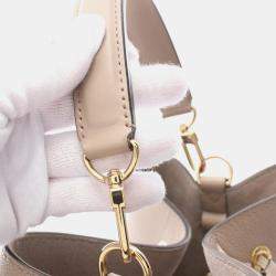Louis Vuitton Beige Leather Monogram Empreinte Neonoe MM Shoulder Bag