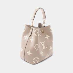 Louis Vuitton Beige Leather Monogram Empreinte Neonoe MM Shoulder Bag