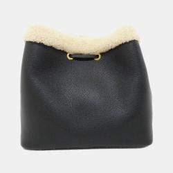 Louis Vuitton Black Leather Neo Noe Shoulder Bag