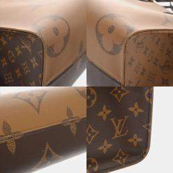 Louis Vuitton Brown Monogram Canvas Reverse OnTheGo MM Handbag
