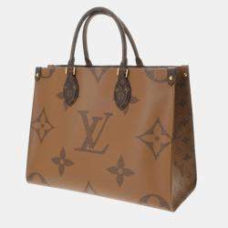 Louis Vuitton Brown Monogram Canvas Reverse OnTheGo MM Handbag