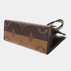 Louis Vuitton Brown Monogram Canvas Reverse OnTheGo MM Handbag