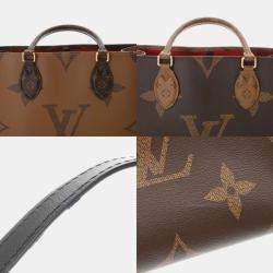 Louis Vuitton Brown Monogram Canvas Reverse OnTheGo MM Handbag