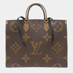 Louis Vuitton Brown Monogram Canvas Giant OnTheGo GM Handbag