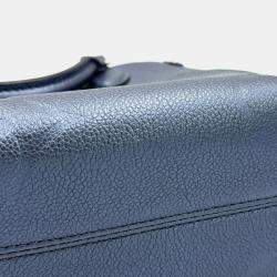Louis Vuitton Metallic Blue Leather Monogram Empreinte OnTheGo PM Handbag