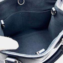 Louis Vuitton Metallic Blue Leather Monogram Empreinte OnTheGo PM Handbag