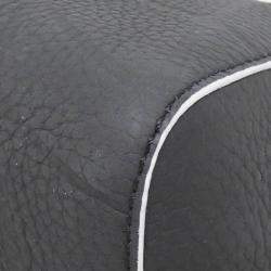 Pre Owned Louis Vuitton Black Leather Keepall Shoulder Bag