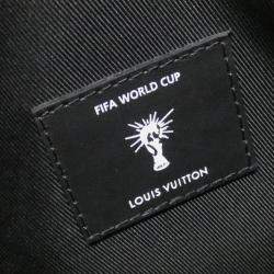 Pre Owned Louis Vuitton Black Leather Keepall Shoulder Bag