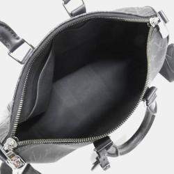 Louis Vuitton Monogram Eclipse Keepall Bandouliere 35 Boston Bag