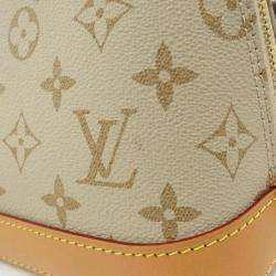 Pre Owned Louis Vuitton Beige Monogram Monopanam LV Street Sign Alma BB Handbag