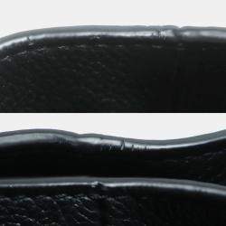 Pre Owned Louis Vuitton Black Leather On My Side PM Handbag 