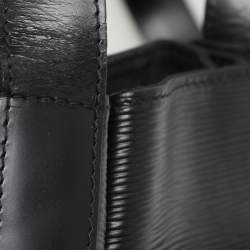 Louis Vuitton Black Epi Leather Sac D'Epaule PM Bag
