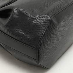 Louis Vuitton Black Epi Leather Sac D'Epaule PM Bag
