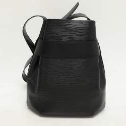 Louis Vuitton Black Epi Leather Sac D'Epaule PM Bag
