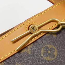 Pre Owned Louis Vuitton Brown Monogram Cava Voyage Handbag