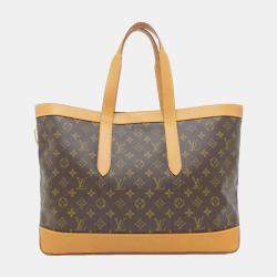Pre Owned Louis Vuitton Brown Monogram Cava Voyage Handbag