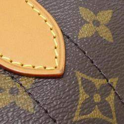 Pre Owned Louis Vuitton Brown Monogram Cava Voyage Handbag