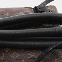 Louis Vuitton Brown Coated Canvas Leather Monogram Palm Springs Backpack 