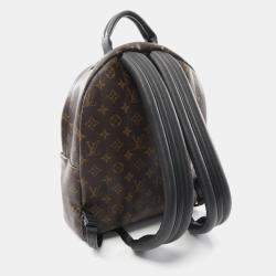 Louis Vuitton Brown Coated Canvas Leather Monogram Palm Springs Backpack 