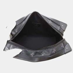 Pre Owned Louis Vuitton Black Monogram Eclipse Soft Trunk Shoulder Bag 