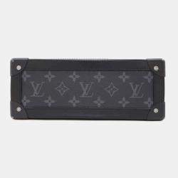 Pre Owned Louis Vuitton Black Monogram Eclipse Soft Trunk Shoulder Bag 