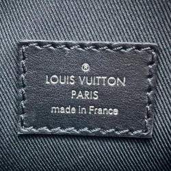 Pre Owned Louis Vuitton Black Monogram Eclipse Soft Trunk Shoulder Bag 