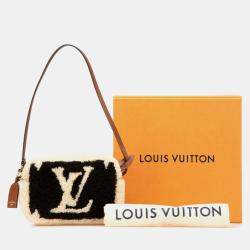 Pre Owned Louis Vuitton Monogram Teddy Beach Pouch Bag