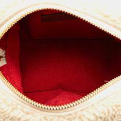 Pre Owned Louis Vuitton Monogram Teddy Beach Pouch Bag