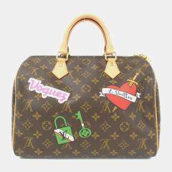 Louis Vuitton Brown Monogram Speedy Bandouliere 30 Boston Bag