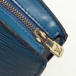 Pre Owned Louis Vuitton Blue Epi Leather Saint Jacques GM Bag