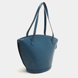 Pre Owned Louis Vuitton Blue Epi Leather Saint Jacques GM Bag