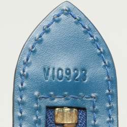 Pre Owned Louis Vuitton Blue Epi Leather Saint Jacques GM Bag