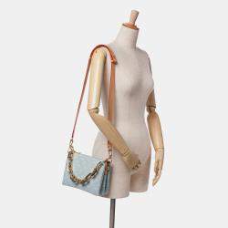 Louis Vuitton Blue Monogram Denim Coussin BB