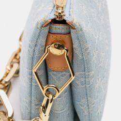 Louis Vuitton Blue Monogram Denim Coussin BB