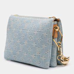 Louis Vuitton Blue Monogram Denim Coussin BB