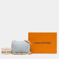 Louis Vuitton Blue Monogram Denim Coussin BB