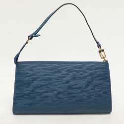Louis Vuitton Blue Epi Leather Pochette Accessories