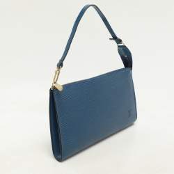 Louis Vuitton Blue Epi Leather Pochette Accessories
