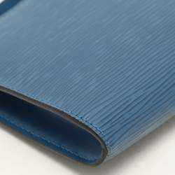 Louis Vuitton Blue Epi Leather Pochette Accessories