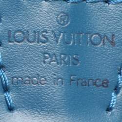 Louis Vuitton Blue Epi Leather Pochette Accessories