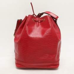 Louis Vuitton Red Epi Leather Noe Bag