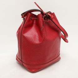 Louis Vuitton Red Epi Leather Noe Bag