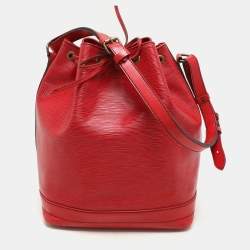 Louis Vuitton Red Epi Leather Noe Bag