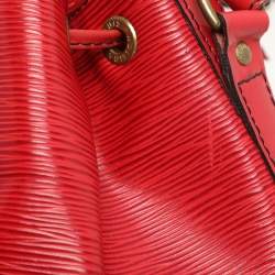 Louis Vuitton Red Epi Leather Noe Bag