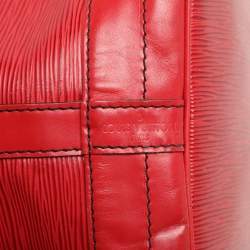 Louis Vuitton Red Epi Leather Noe Bag