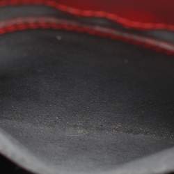 Louis Vuitton Red Epi Leather Cluny Bucket Bag