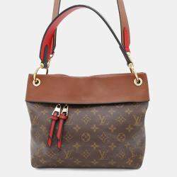 Pre Owned Louis Vuitton Brown Monogram Tuileries Besace Shoulder Bag