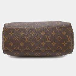 Pre Owned Louis Vuitton Brown Monogram Tuileries Besace Shoulder Bag