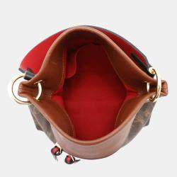 Pre Owned Louis Vuitton Brown Monogram Tuileries Besace Shoulder Bag