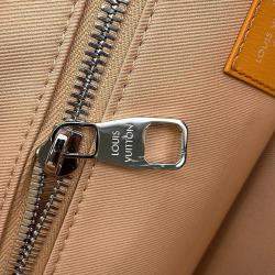 Pre Owned Louis Vuitton Saffron Leather Shopper Tote MM Bag